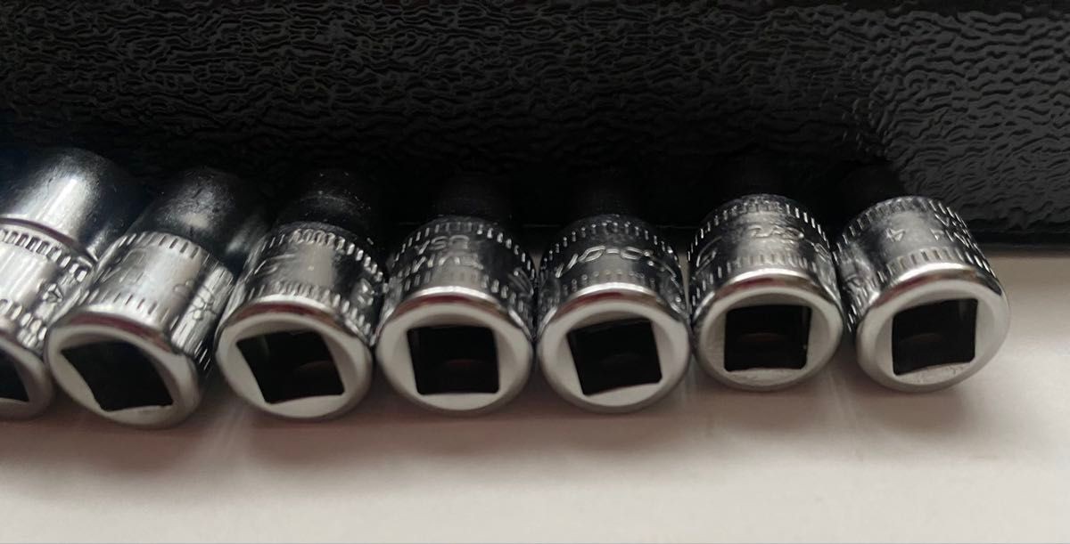 Used Snap-on 117TMM 17 pcs 1/4″ Drive Hexagonal Ratchet Metric Set