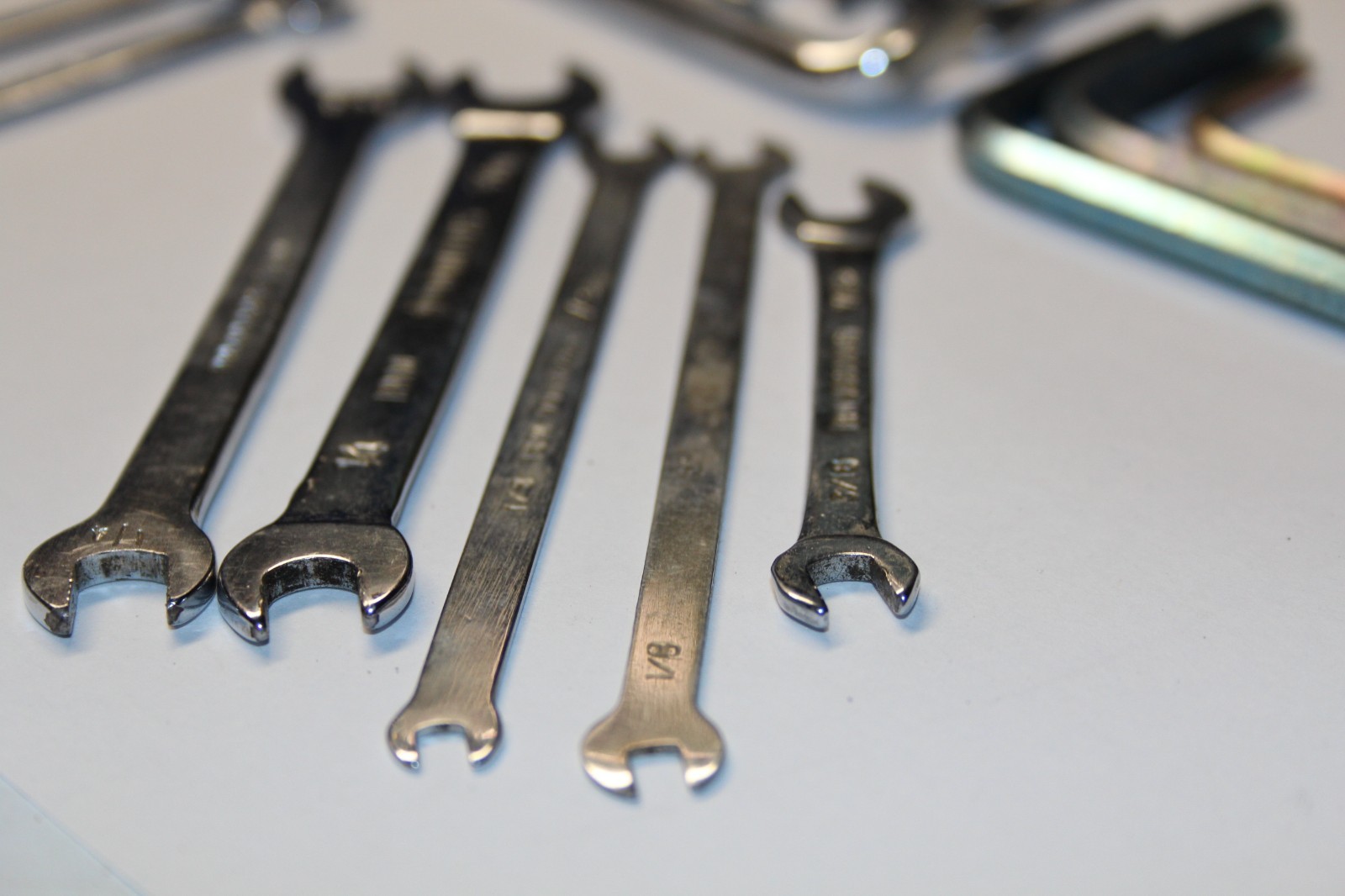 ARMSTRONG SNAP-ON PROTO IBM TOOLS MIDGET HEX WRENCH LOT MIX VARIOUS SIZES