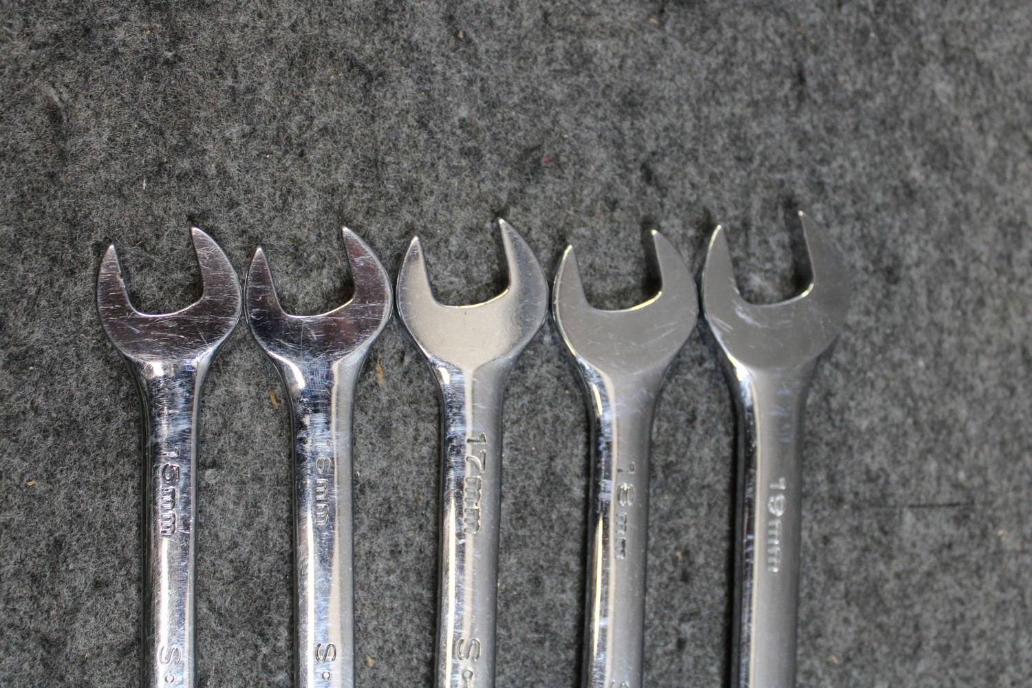 SK Tools Metric Flex Head Combination Wrench Set 10mm-19mm w/Tray (458903)