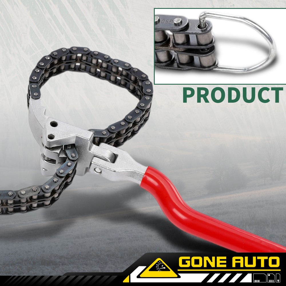 Heavy-Duty Ratcheting Chain Wrench Fittings 60-160mm Oil Filter Change Pipe