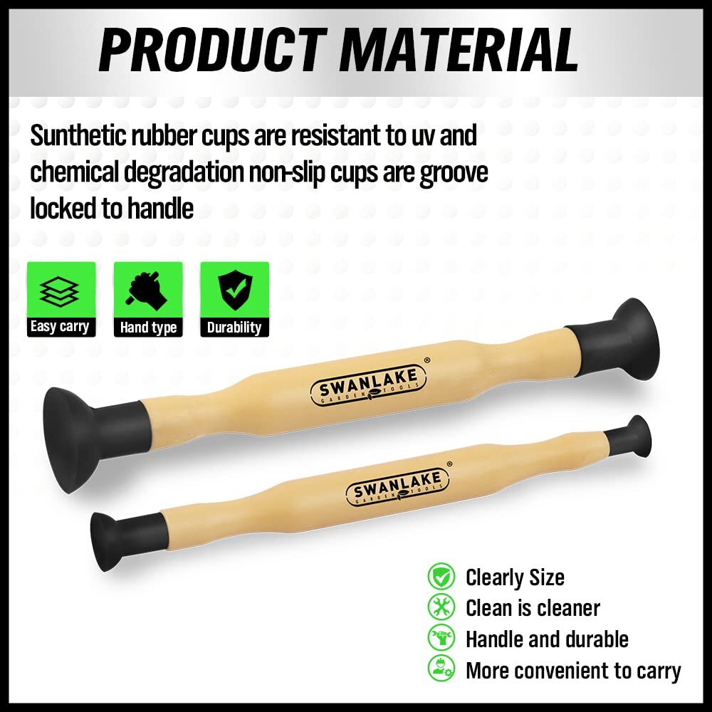 SWANLAKE 4-Piece Valve Lapper Set with Suction Plates for Engine Repairs