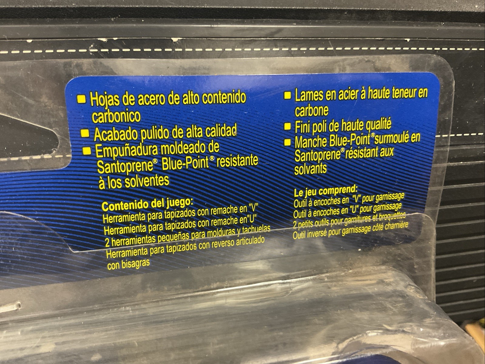 Blue Point Tools 5 pc Door, Clip and Trim Panel Pry Tool Set UTS105A Upholstery