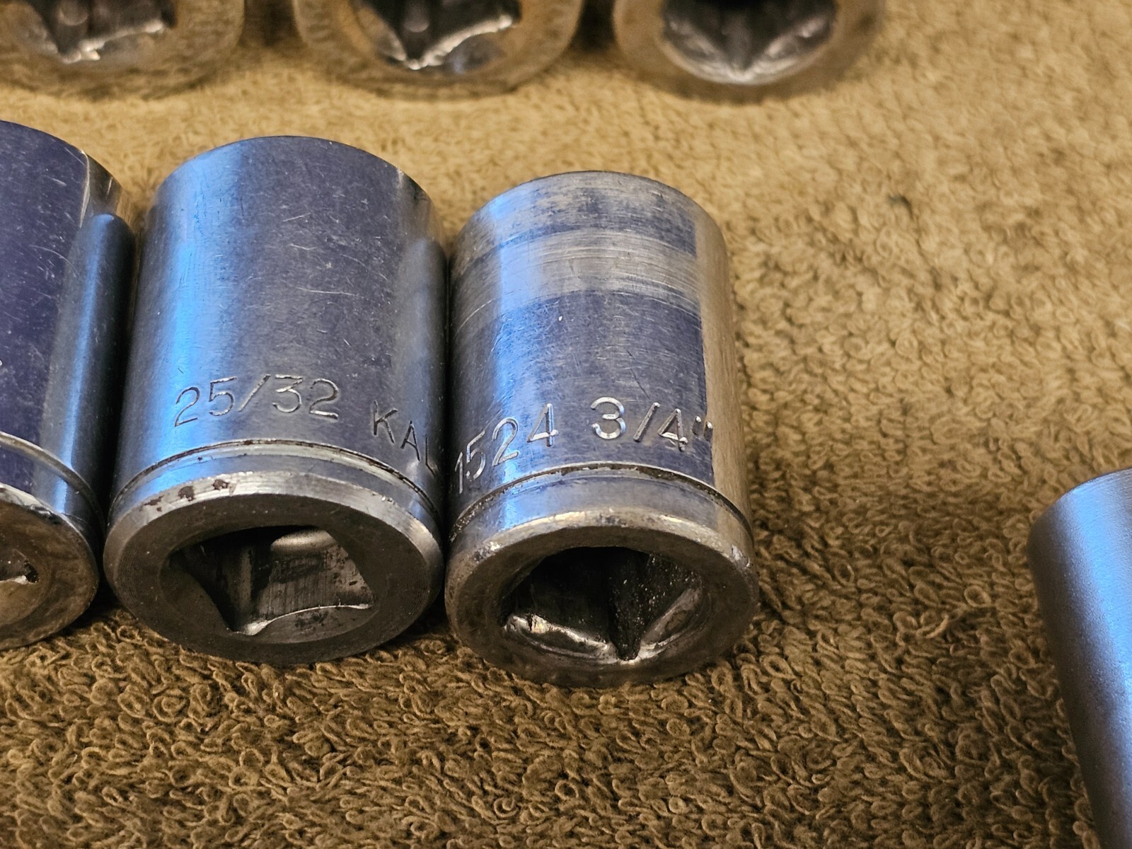 Kal Ratchet Socket Extension Set 1/2″ Drive 1-1/4 1/8 1/16 1″ 7/8 5/8 19/32 3/8″