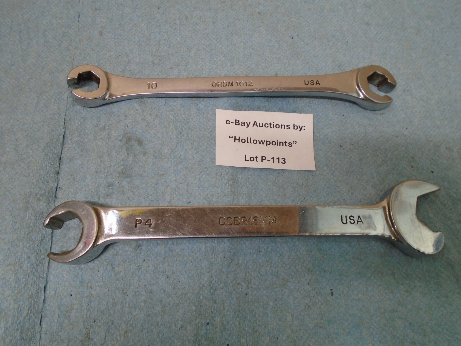 Mac Tools Specialty Line Flare Nut Wrench Lot of 2 Metric 10x12mm & 16MM P113