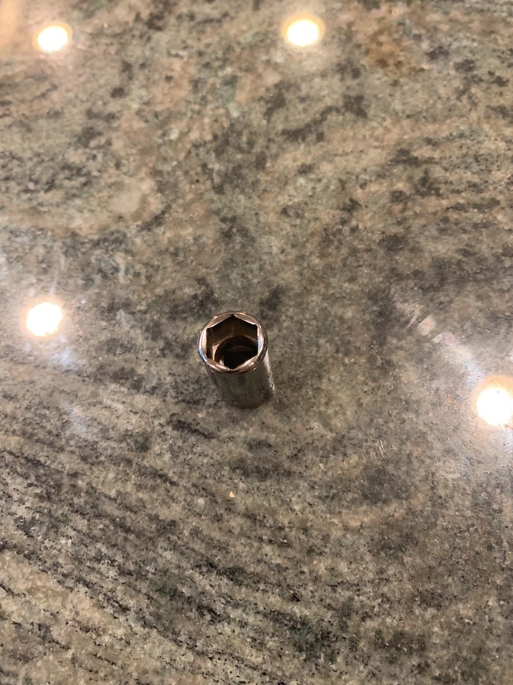 Snap-On tmm9 9mm metric 1/4″ drive shallow 6 point chrome socket