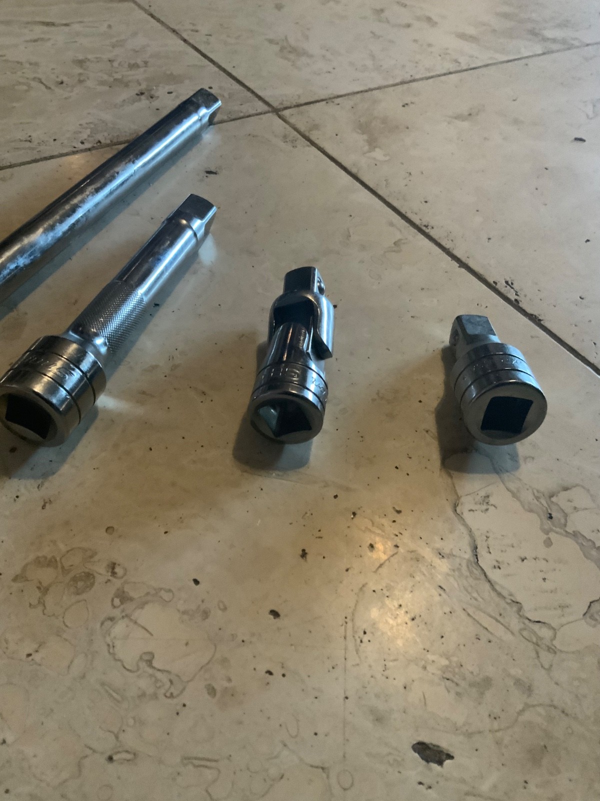 Snap On 1/2” Dr 4 Piece Extension and Universal Joint Set New