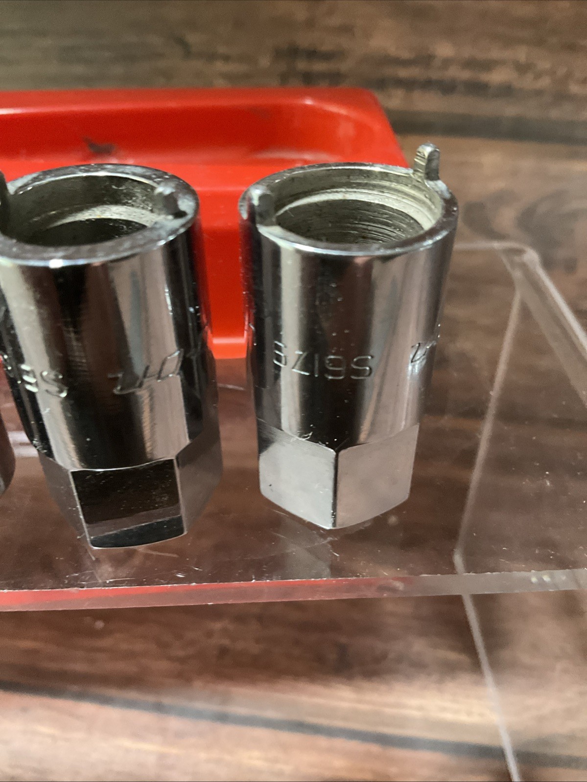 Snap-on 2006ANT 6 Pc Vehicle Antenna Nut Socket Set Chrome USA Rare EXCELLENT