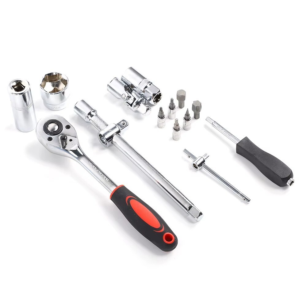 108Pcs Ratchet Wrench Socket Set 1/4″to 1/2″ Car Repair Tool Auto Mechanic Kit