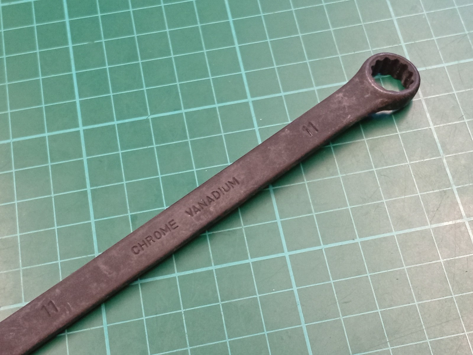 New Paramount, 11mm Black Oxide, Combination Spanner, Made In Taiwan