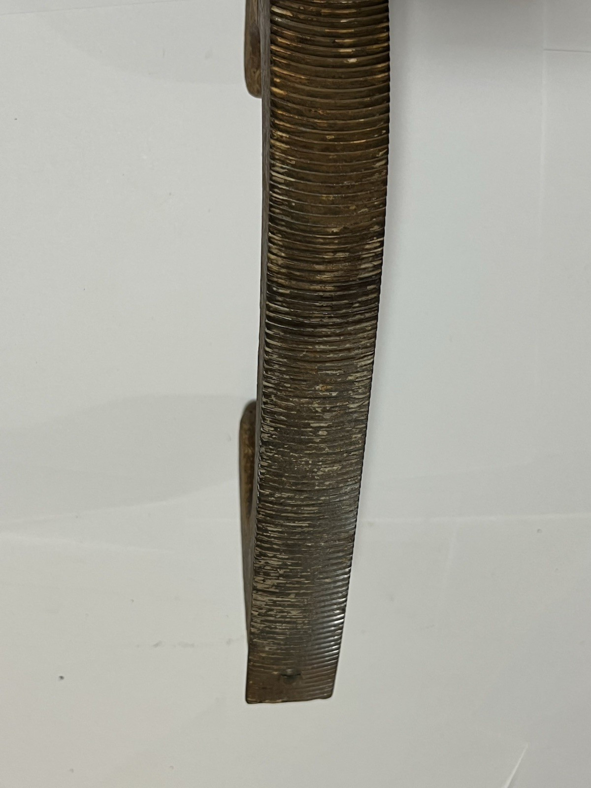 Vintage General Tool Co Curved Wood Handle File Holder with Rasp Auto Body USA