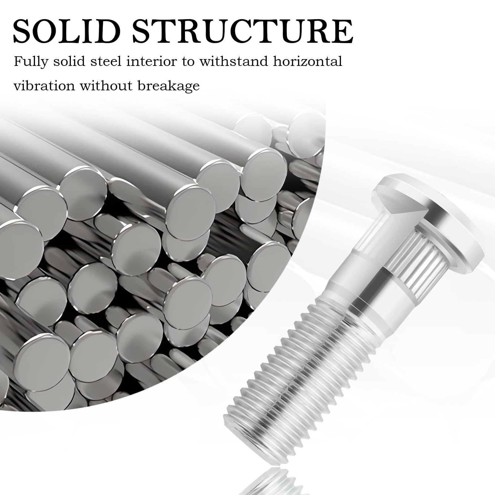 10PCS M12x1.50 Wheel Stud 90113S5H005 610-269,Steel Wheel Bolts,Replacement Whee