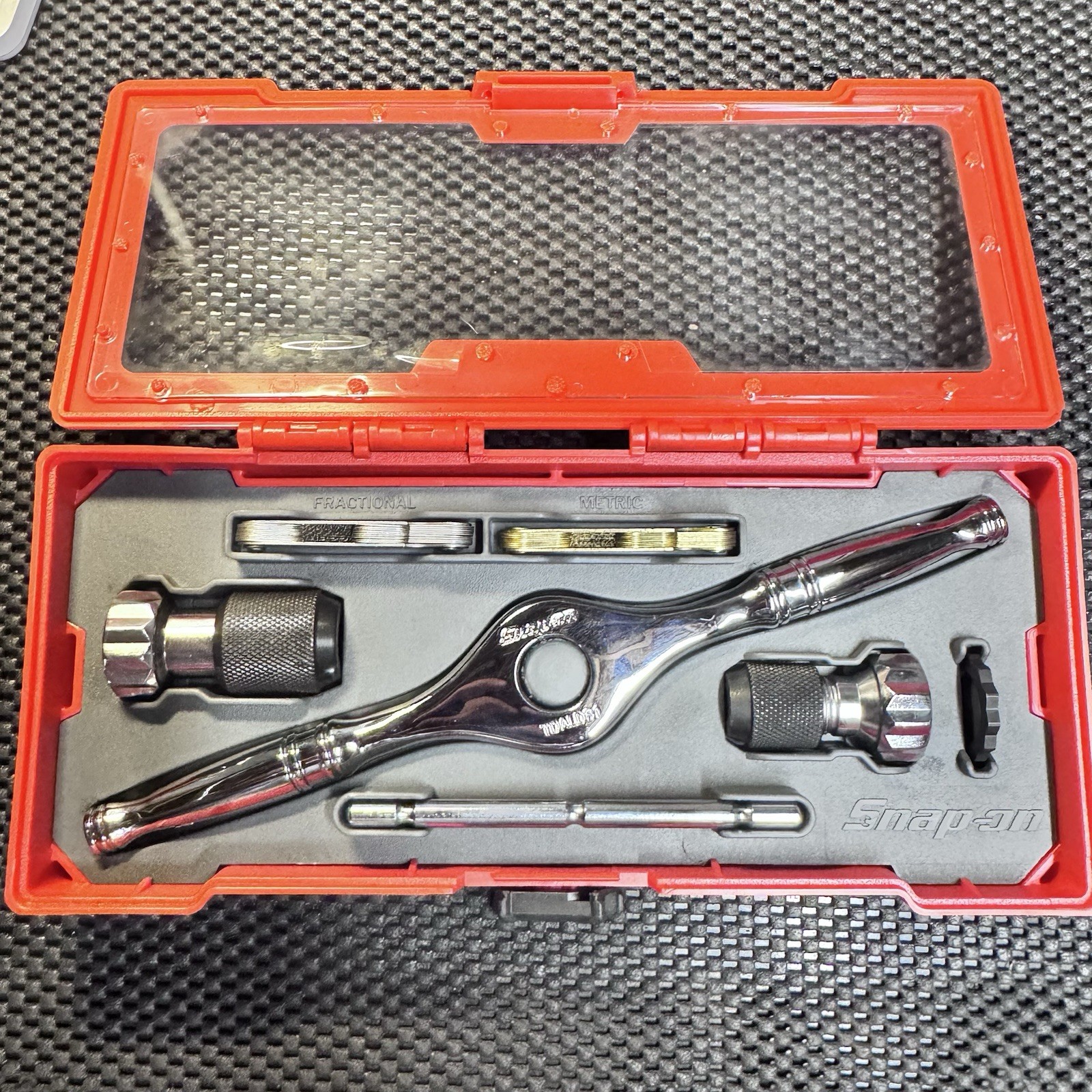 New Snap-on™ TDRSET 7-piece Tap and Die Drive Set EUC