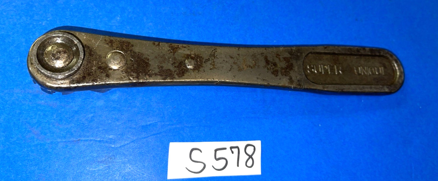 WILL B LANE TOOLS VINTAGE LARGE HEX DRIVE RATCHET PAT. JAN 14 1908 SUPER UNIQUE