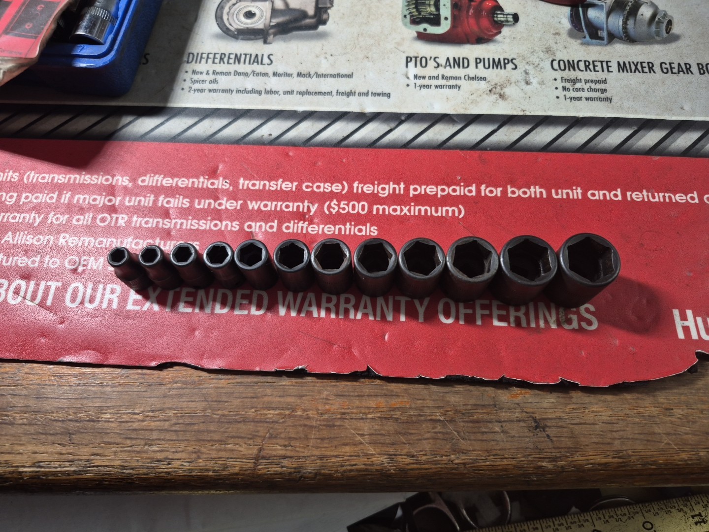Snap-on 12 Piece Metric 1/4″ Drive Impact Socket Set 5mm – 15mm 6pt 112IMTMM