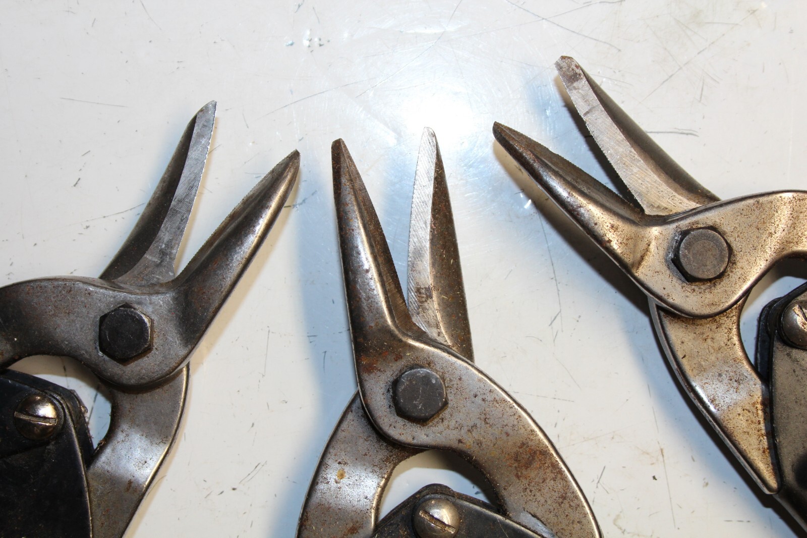 BLUE-POINT TOOLS RIGHT, LEFT, CENTER 10″ Aviation Snips SET 3pcs USA