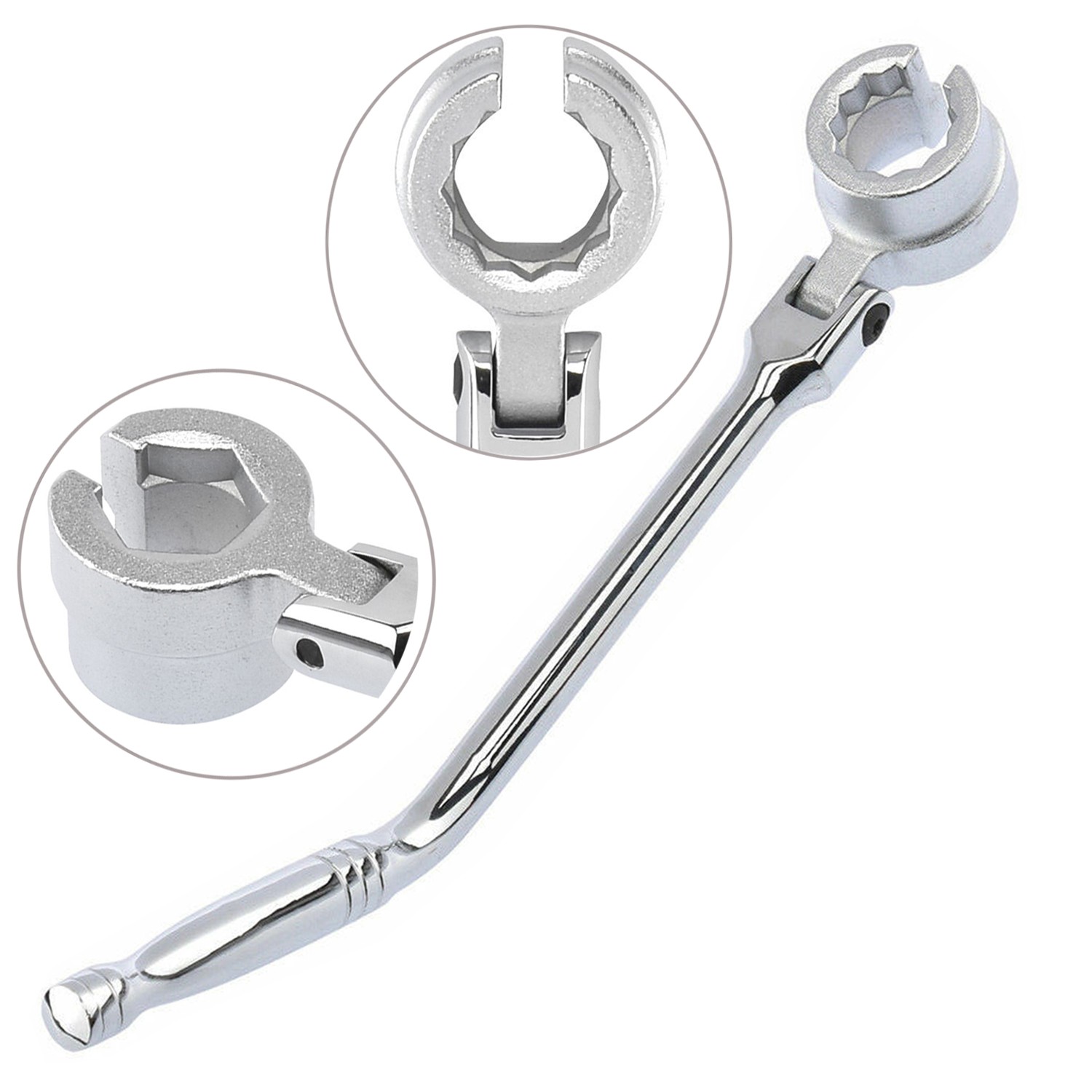 7/8″ 02 O2 Oxygen Sensor Wrench Flexible Head Remover Installing Tool 6pt & 12pt