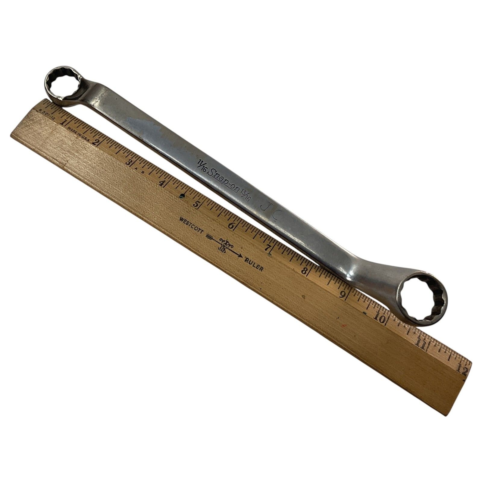 Snap-on Offset Double Box End Wrench XO2226 11/16″ x 13/16″ 12-Point As Pictured