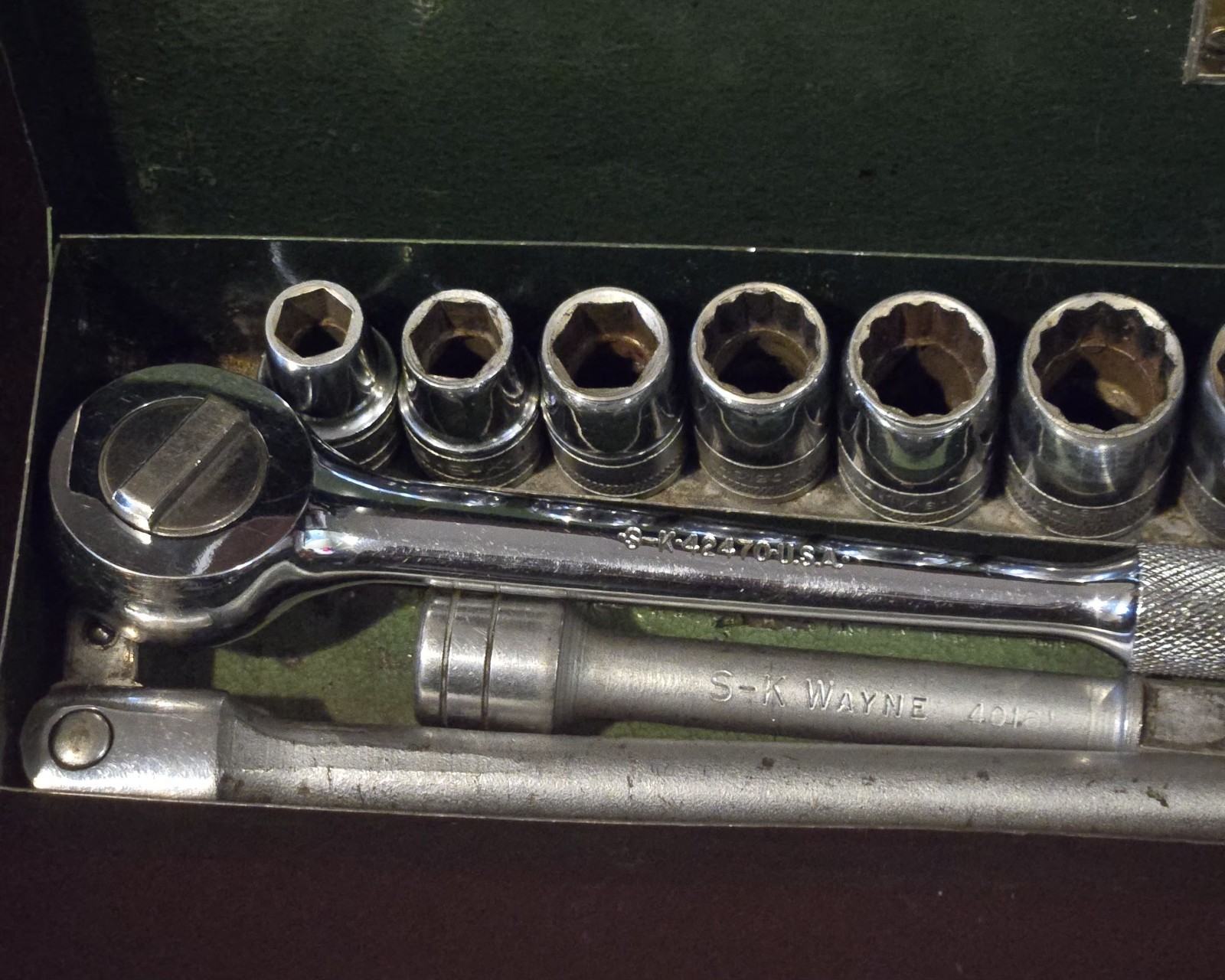2 Mixed Sets Mid 1940s SK 409, 451 & Etc. & 1964-69 SK Wayne 401XX 17pc & Etc.