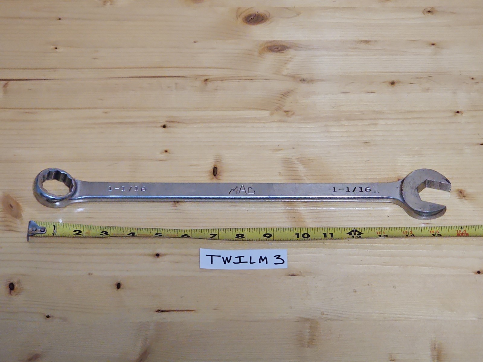 MAC Tools CL34 1-1/16″ Combination Wrench 12 Point SAE Made in the USA