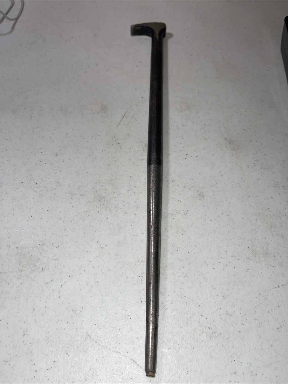 Vintage Snap-on Tools 1650 15.5” Long Black Rolling Head Lady Foot Pry Bar