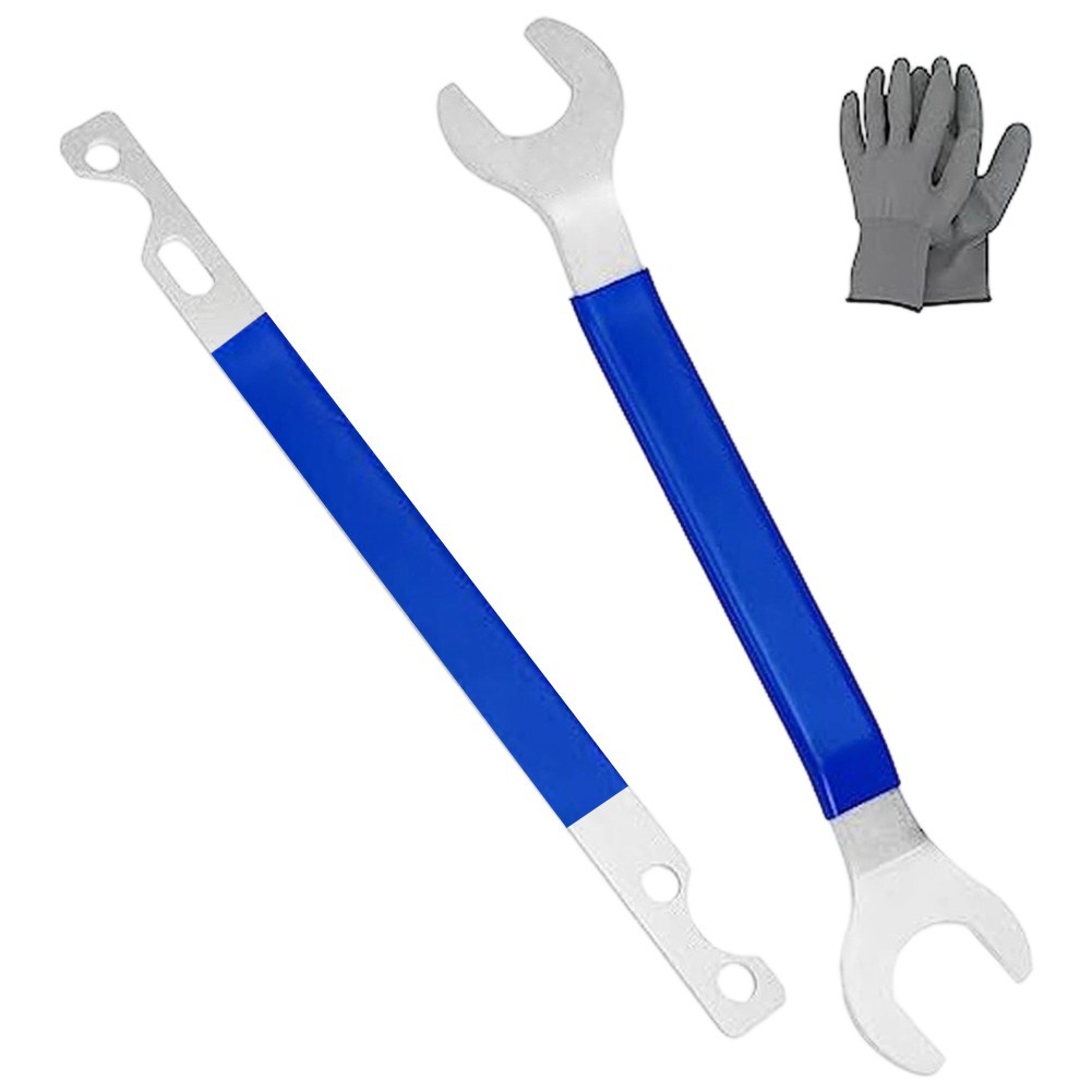 Rust Resistant Chrome Plated Fan Removal Tool Set with Extended Leverage Design
