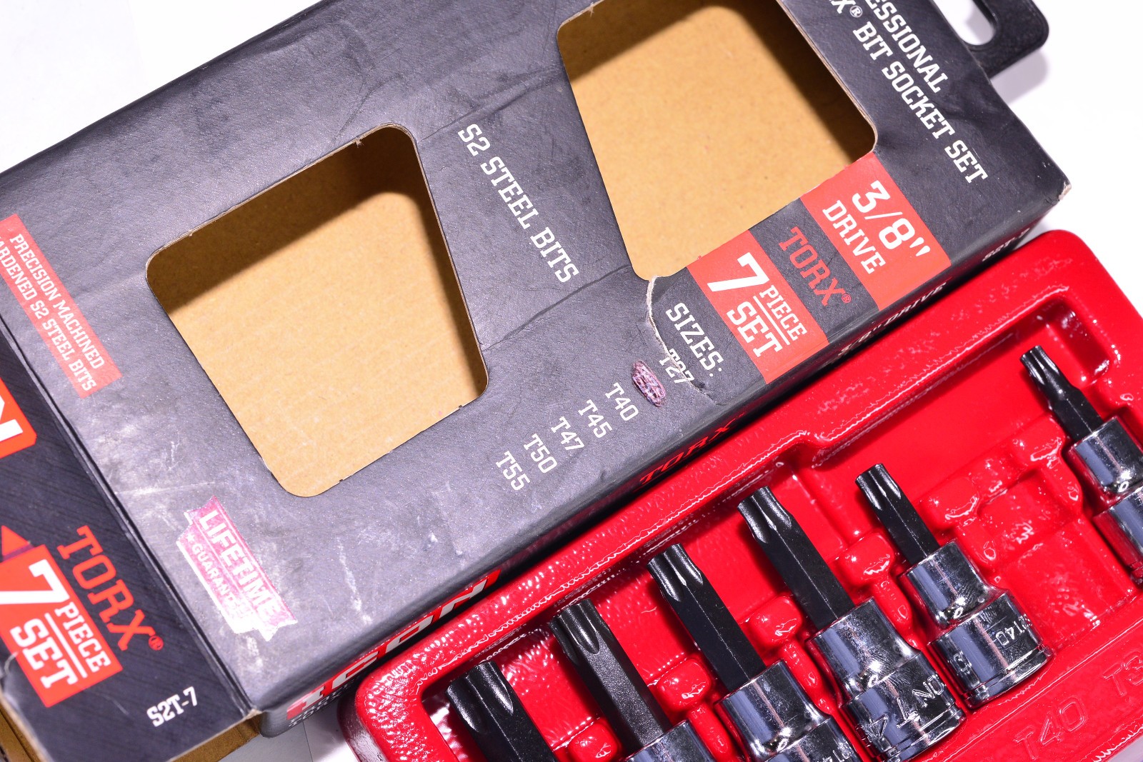 Icon Professional Torx Bit Socket Set 3/8″ drive 6 Piece Set S2T-7 (MISSING T30