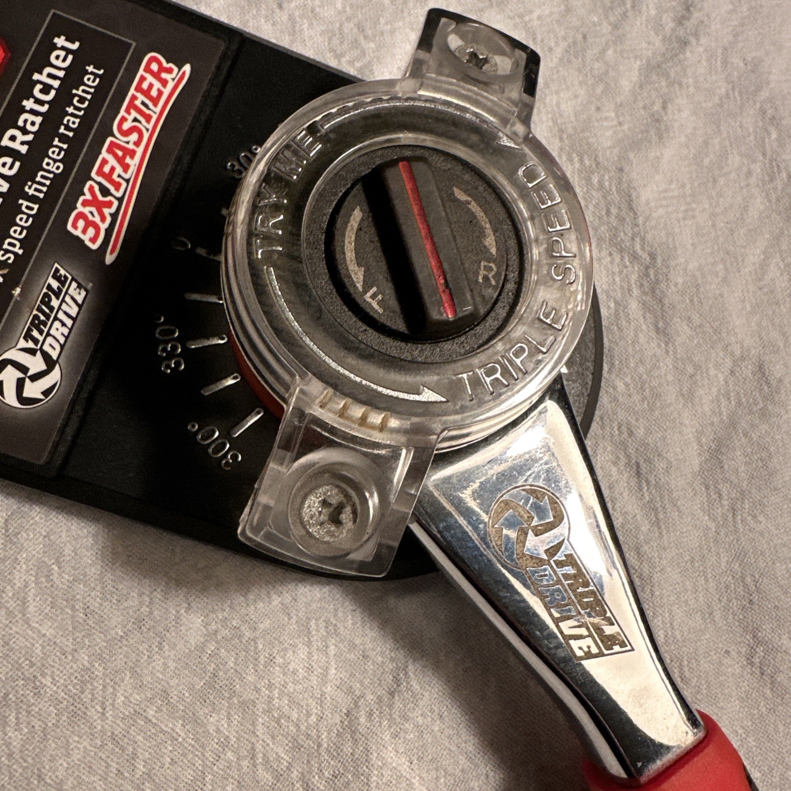 Grip-Tite 3/8” Ratchet #00347 Triple-Drive NEW