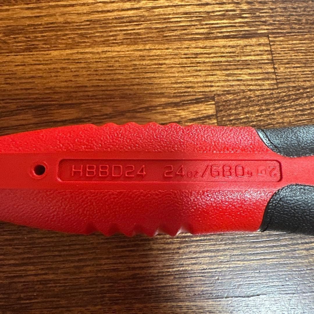 Snap-on HBBD24 24oz 680g Hammer Red HANDLE Dead Blow Ball Peen [Unused]