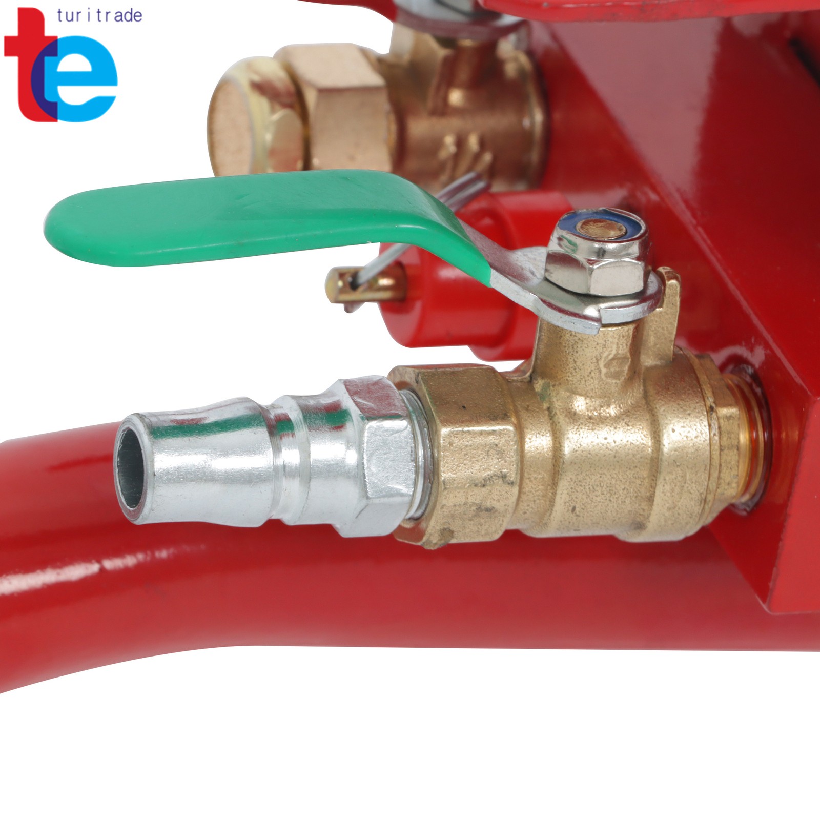 Triple Bag Air Jack 3 Ton/6600 lbs Pneumatic Jack for Car SUV Lifting RED