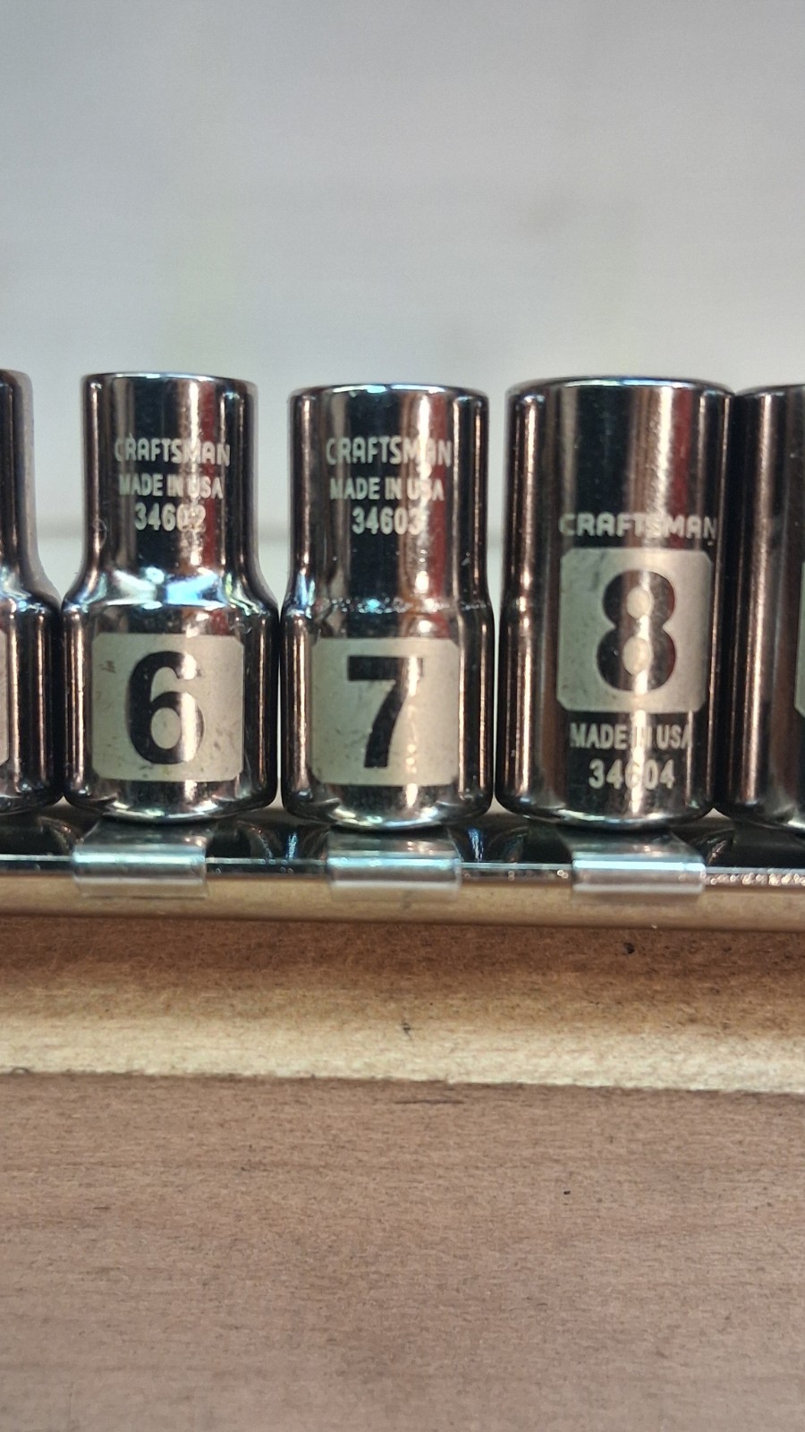CRAFTSMAN EASY READ 12 PIECE 1/4″ DRIVE 6 POINT METRIC SOCKET SET 4MM-14MM *USA*
