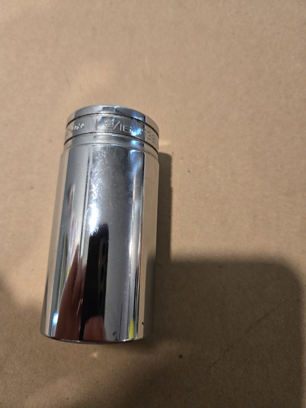 Snap On 1/2″ Drive 1-3/16″ 12PT SAE Deep Chrome Socket USA S381