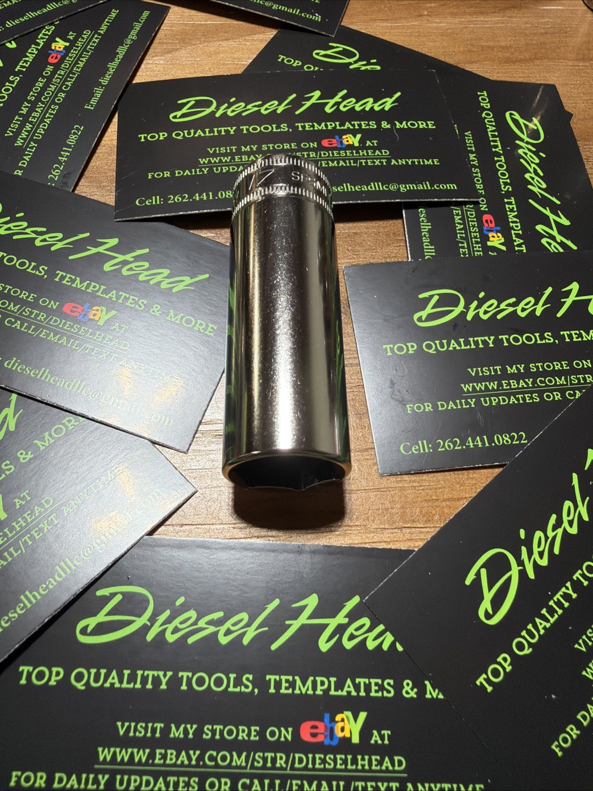 *NEW* Snap On Tools SFSM17 – 17mm 3/8″ Dr 6-Point Metric Deep Socket FREE SHIP