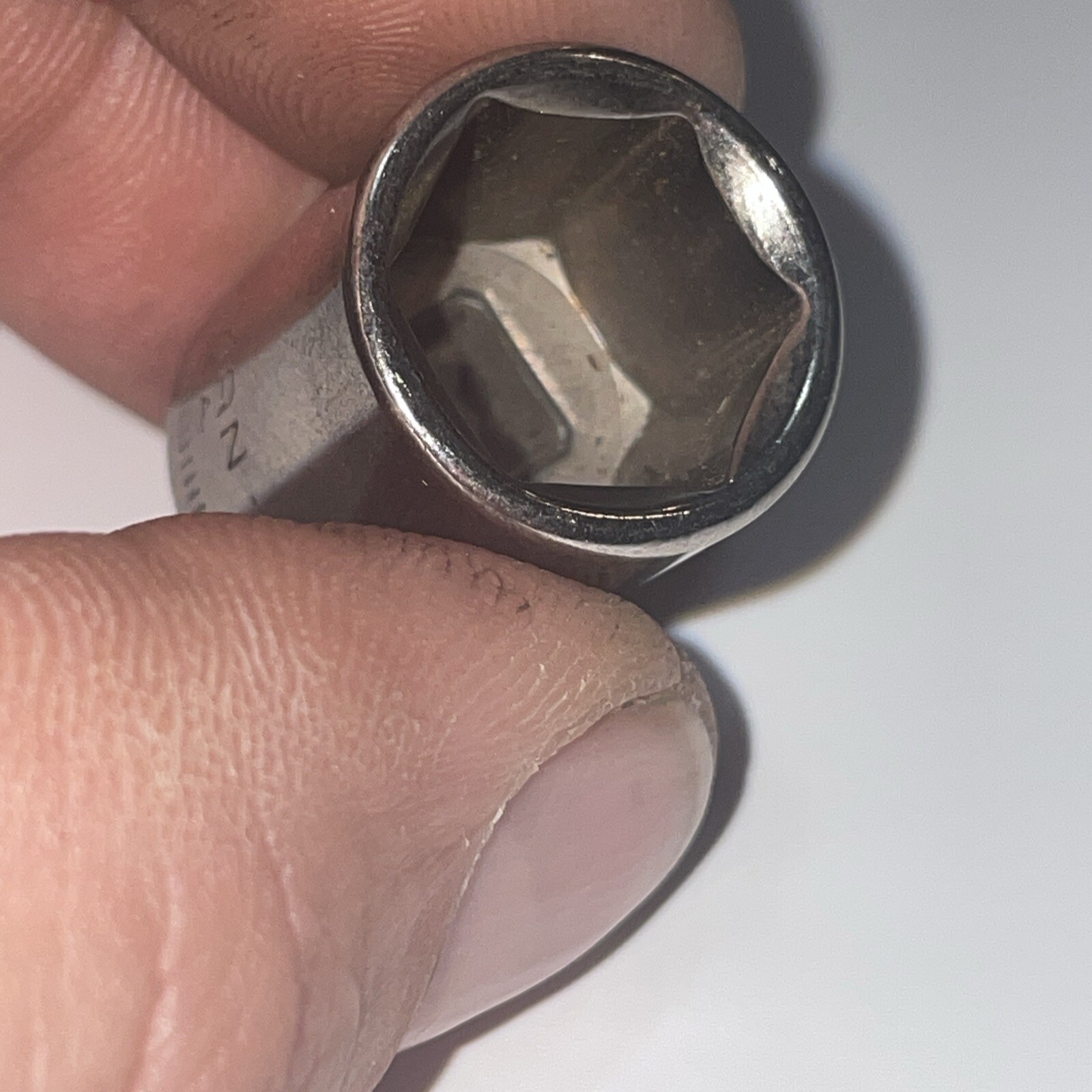 Vintage Craftsman USA 13mm 6 Point 1/4″ Drive Shallow Socket 43514, INV G Series