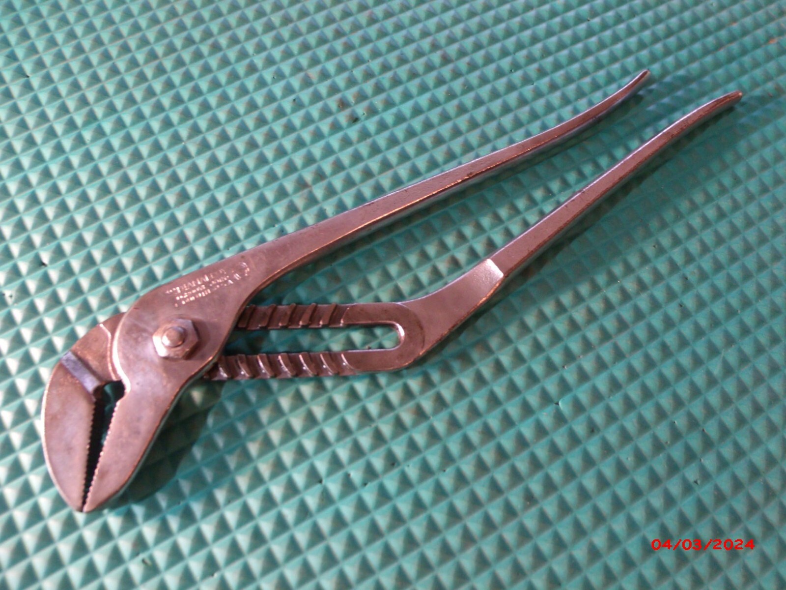 VINTAGE «DIAMALLOY» U.S.A. GROOVE-JOINT #HL116 ADJUSTABLE PLIERS(11 POSITIONS)
