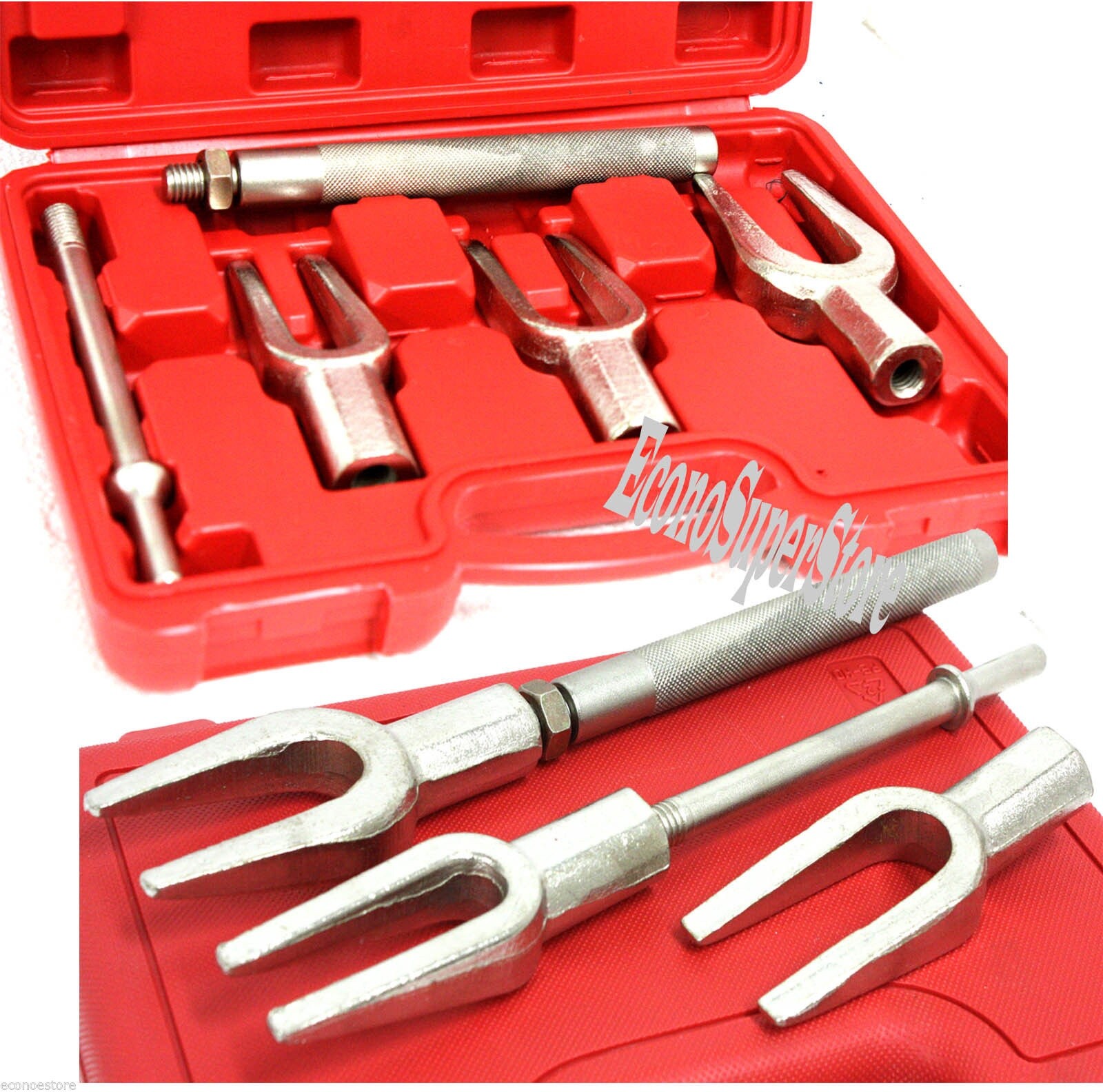 5pcs Tie Rod Ball Joint Pitman Arm Tool Set Joint Remover Separator Pickle Fork