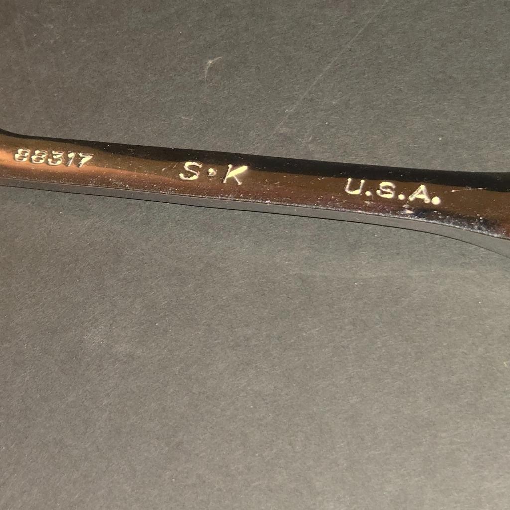 QUALITY S-K SK #88317 17MM METRIC COMBINATION POLISHED 12 POINT WRENCH