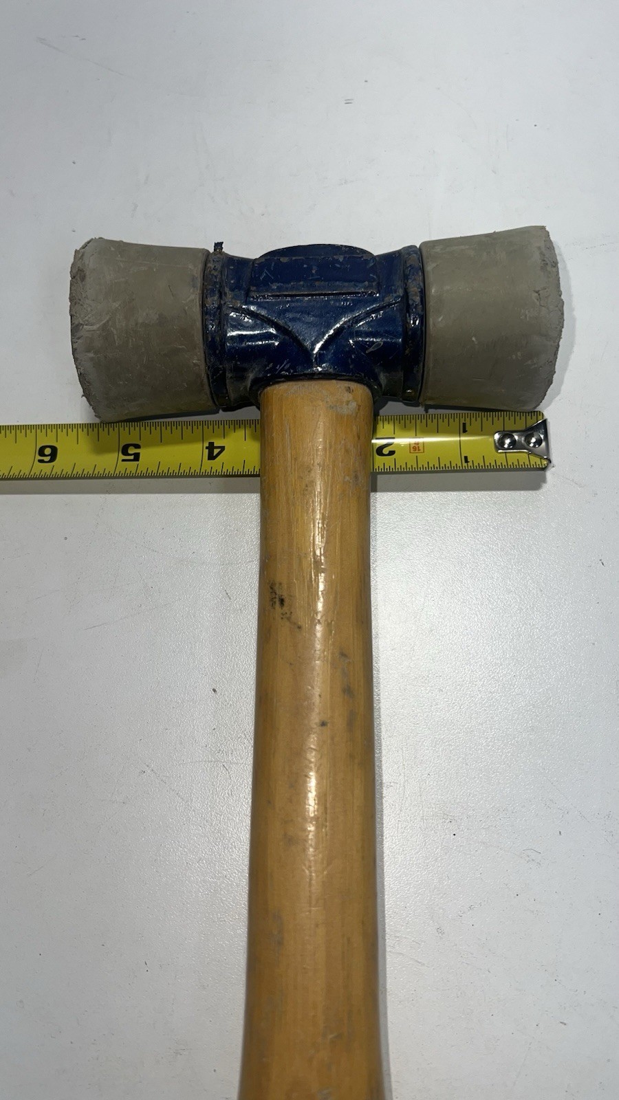 Estwing DFH24 Rubber Mallet – 2 lb Dual-Head Soft/Hard Face Hammer USA