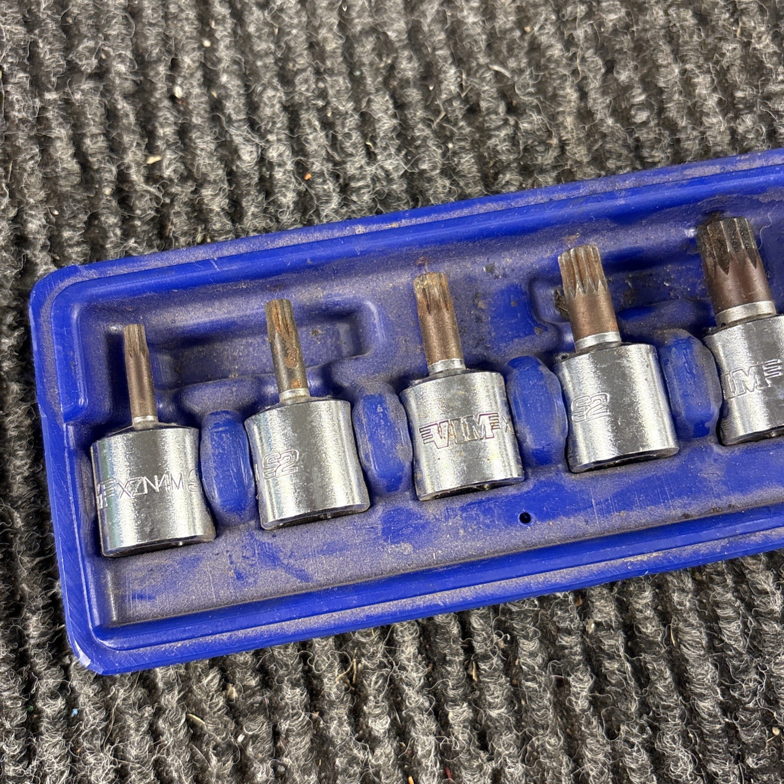 VIM Tools XZN100 8-Piece Triple Square (XZN) Driver Set – 3/8″ Drive