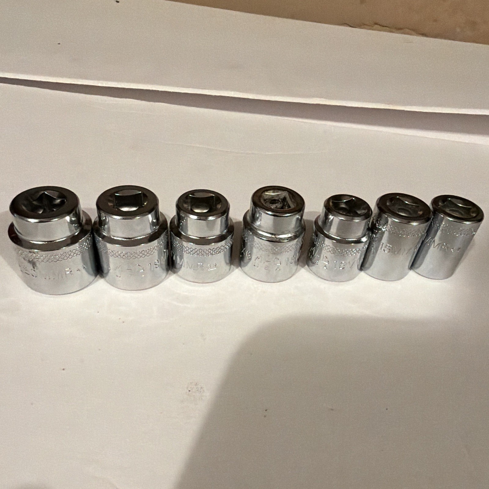 Mac Tools X6 6 Point Metric 20 Mm -14 Mm Shallow impact sockets 3/8 in drive