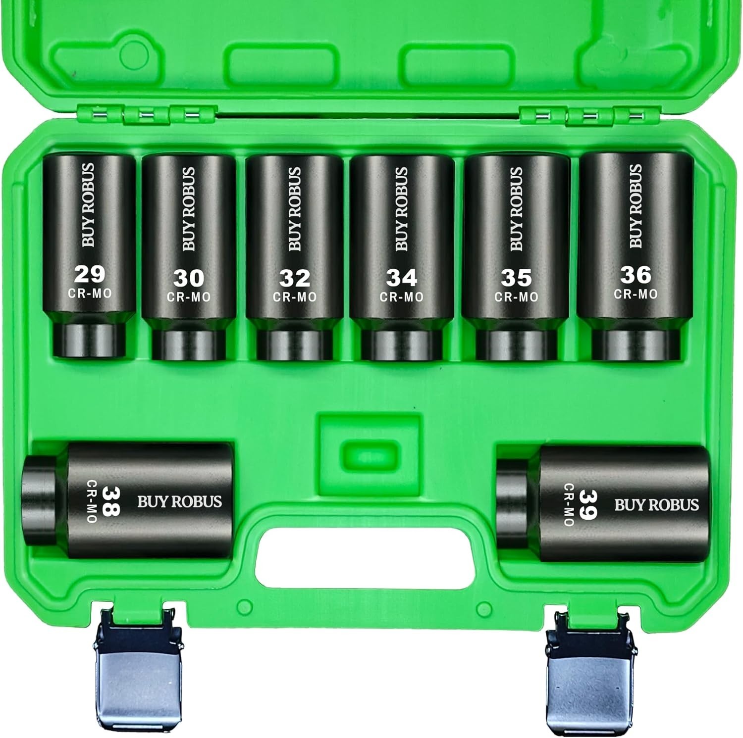 Complete 1/2″ Deep Impact Socket Set – 8-Piece Metric CR-MO Tool Set for Pro Use