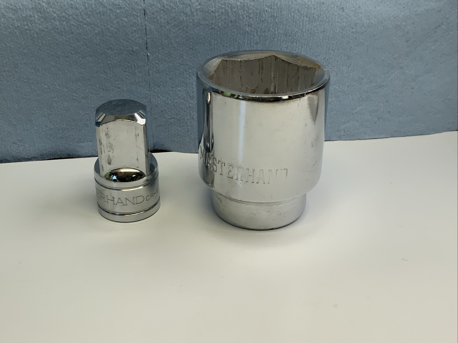 MASTERHAND 2pc 3/4 Drive1-7/16 6pt SAE Socket & 1/2 To 3/4 Drive Socket Adapter