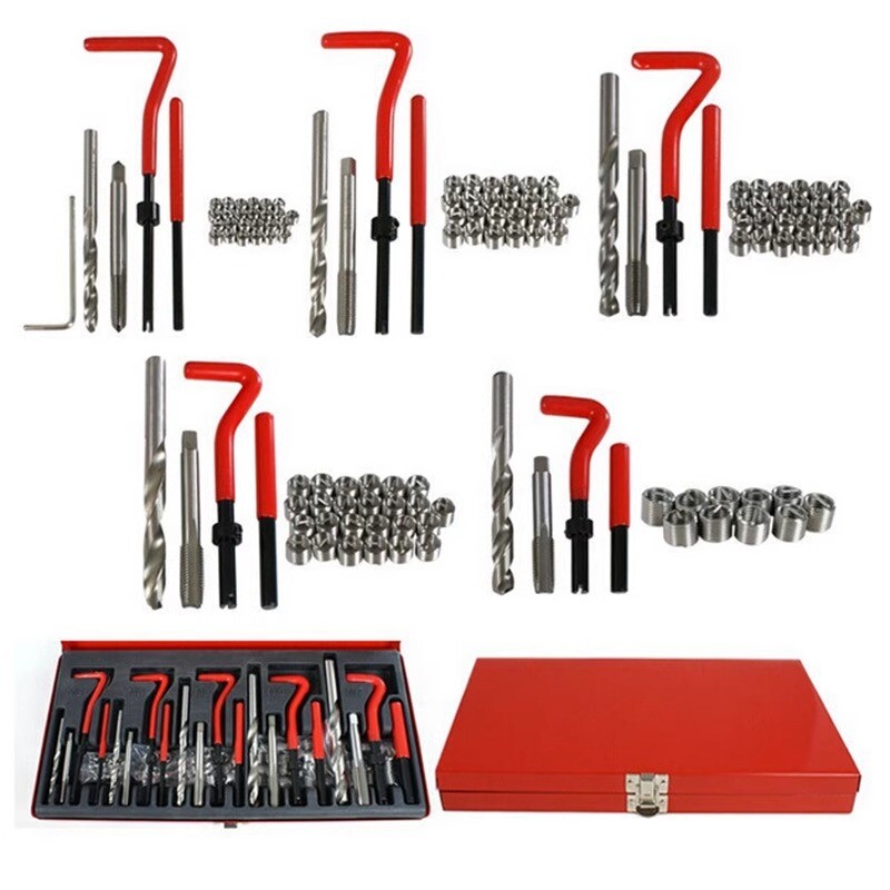 NEw Car Pro Coil Drill Tool Metric Thread Repair Insert Repair Kit M5*0.8mm