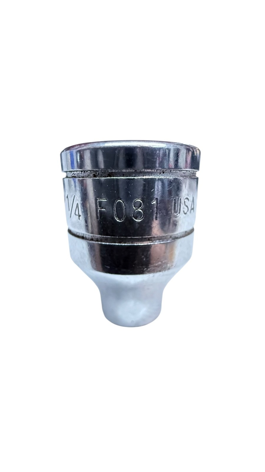 Snap-on F081 3/8” Dr 1/4” Chrome 12 Point Socket USA