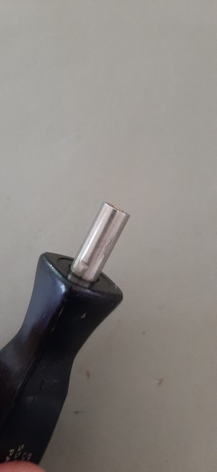 Snap-on SSDM1A Magnetic Hex Bit Holder Spinner Black Hard Handle Stubby READ!!