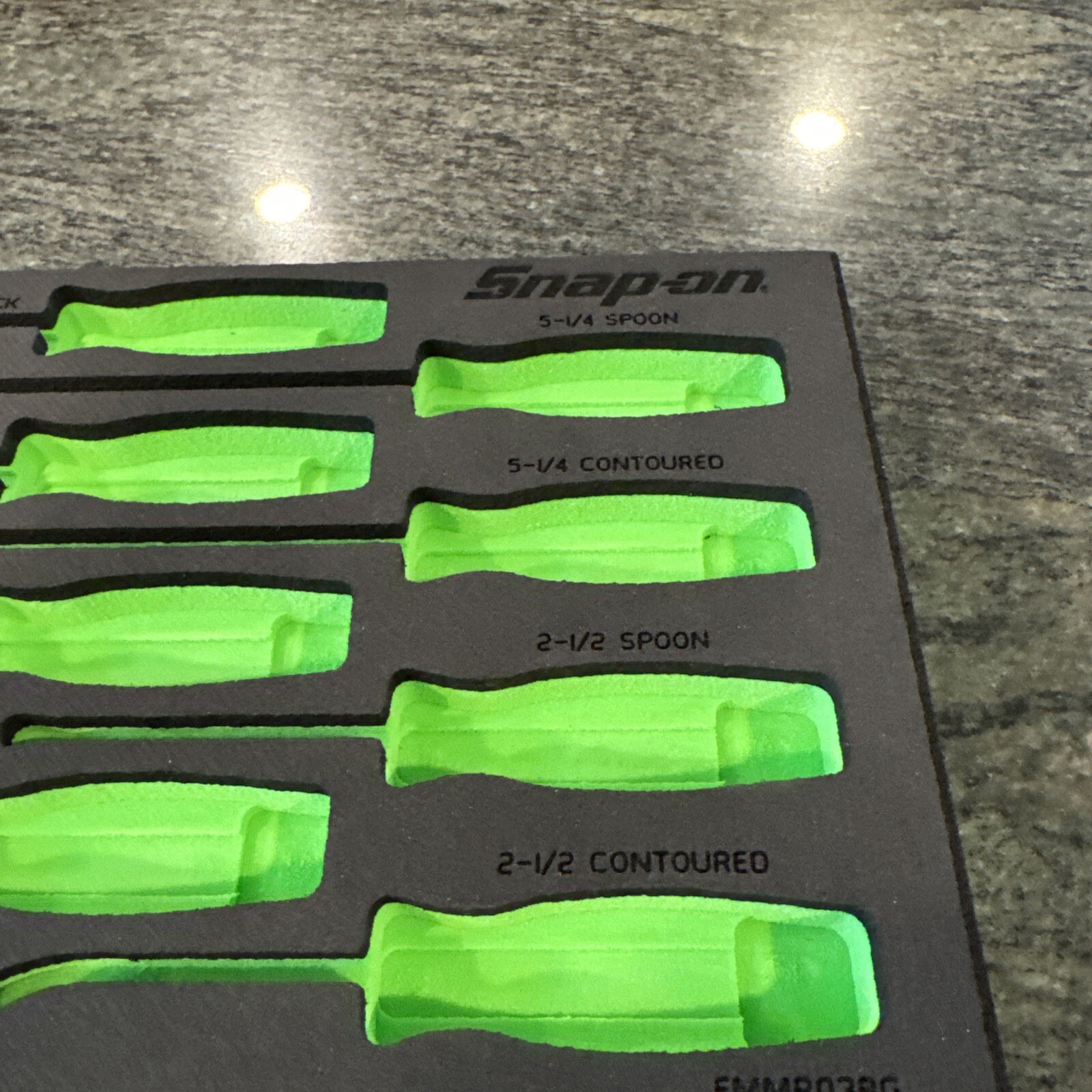 Snap-on 1 pc foam organizers for mini pic and spoon set fmmr03bg
