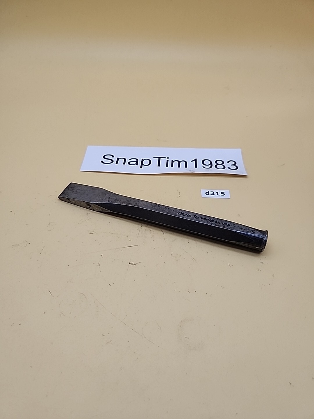 Snap-on Tools PPC828A 7/8″ Flat Chisel 7.75″ in Length USA