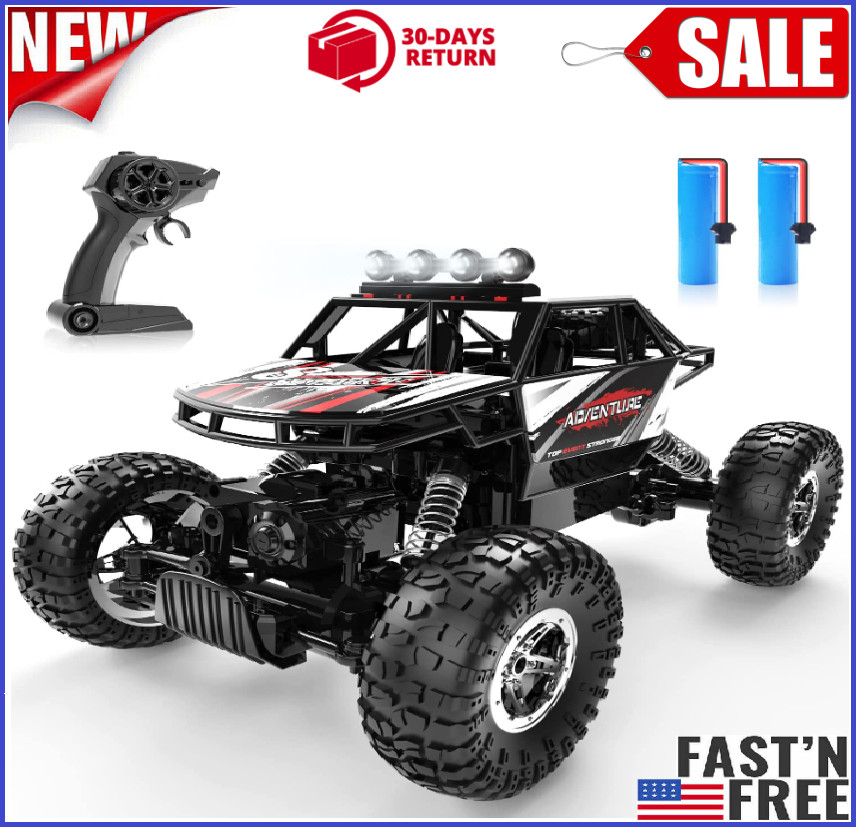 Remote Control Cars for Kids High-Speed 1:14 Offroad 4WD Dual Motor LED Gift Toy
