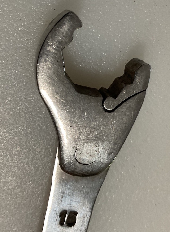 Chicago Alden 15mm 17mm Ratcheting Wrench Patented
