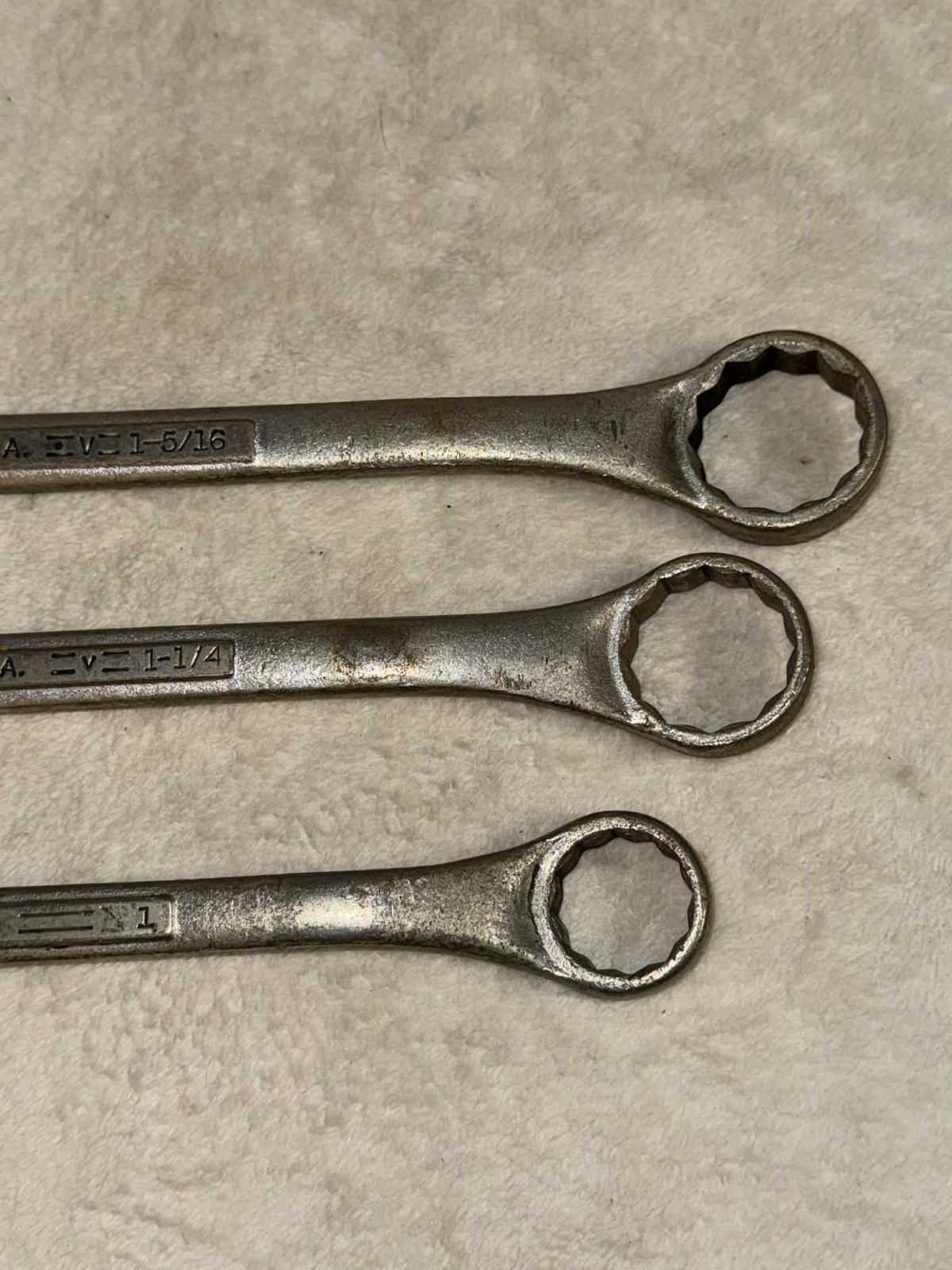 Vintage Craftsman 1-1/16″ x 1-1/4″ & 1-1/8″ x 1-5/16″ Offset Box End Wrench