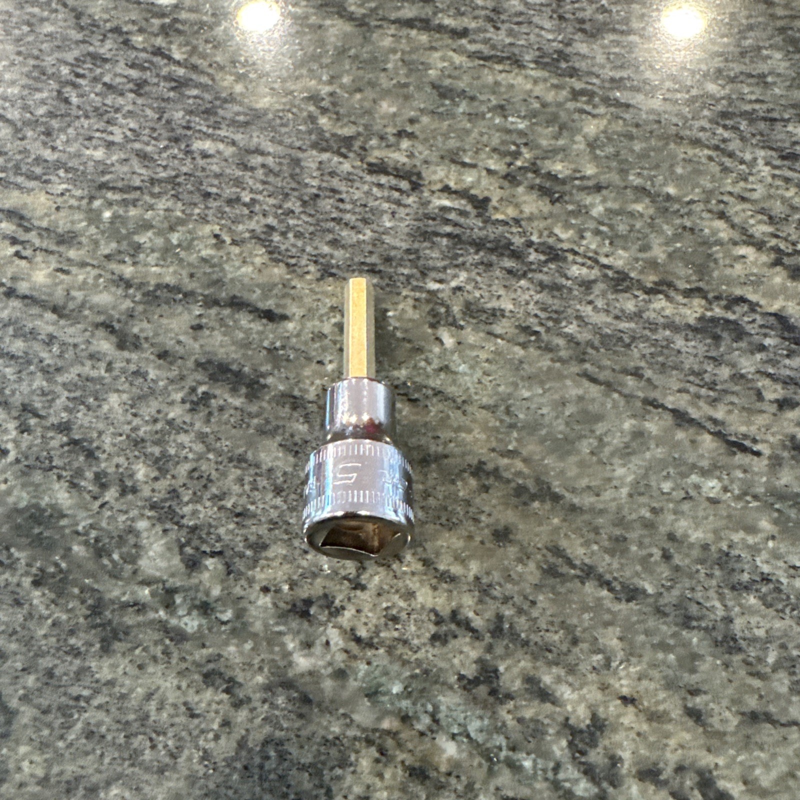 Snap-On Fam5e 3/8” drive metric 5mm standard hex bit socket driver new